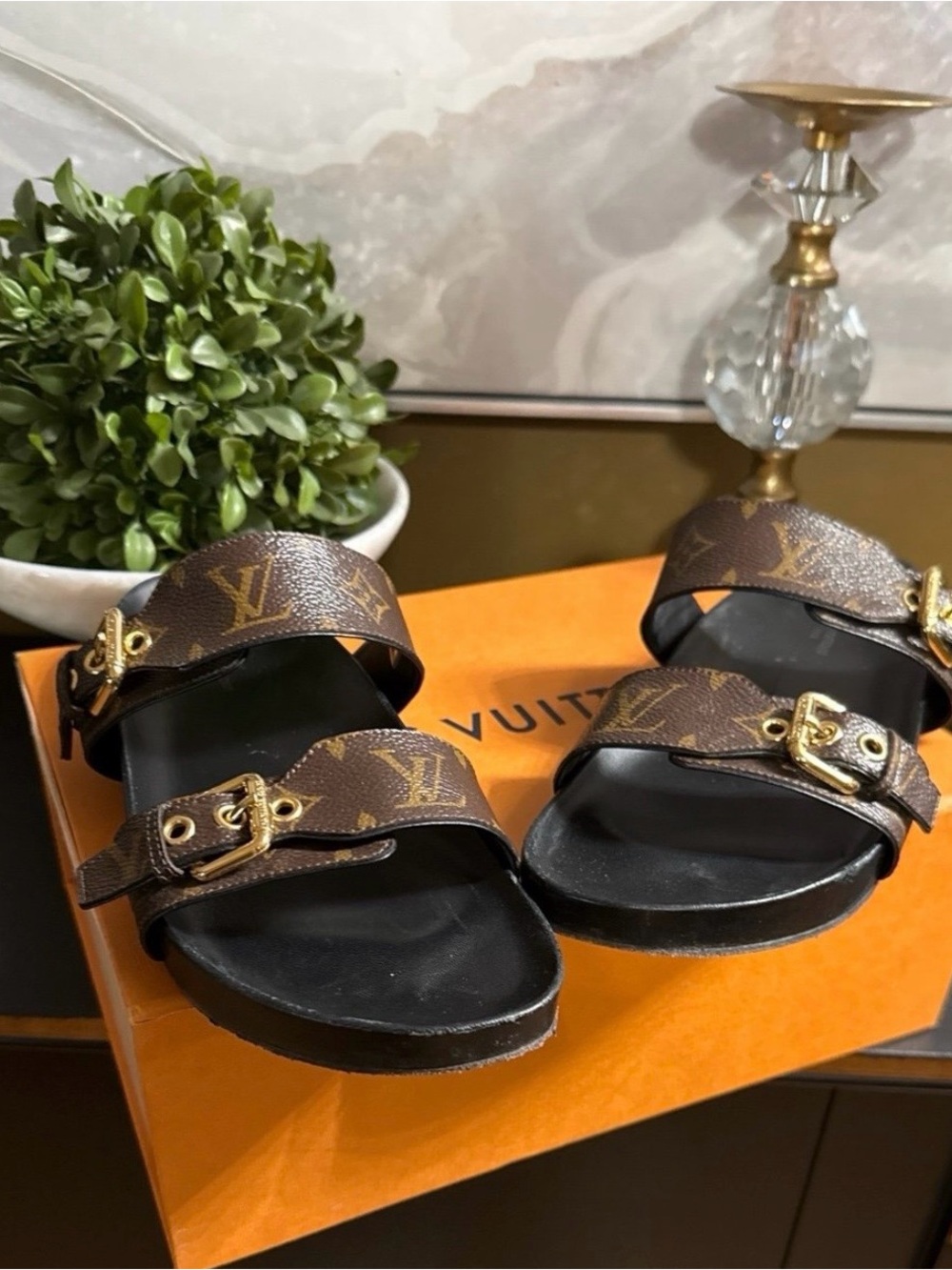 Louis Vuitton Bom Dia Sandals